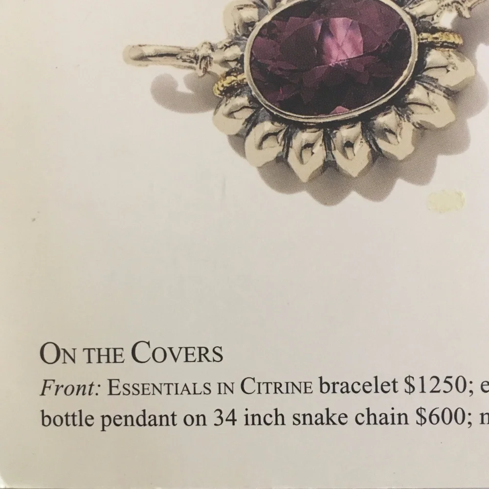 Exquisite Vintage Lagos Cuff** 18k Gold /Sterling/Citrine - Picture 2 of 16